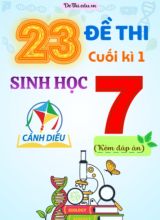 Tuyển tập 23 Đề thi cuối Kì 1 môn Sinh Học 7 sách Cánh Diều (Kèm đáp án)
